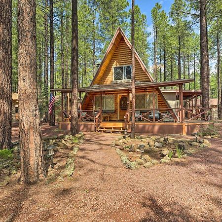 A-Frame Pinetop Lakeside Cabin Under The Pines! Villa Luaran gambar