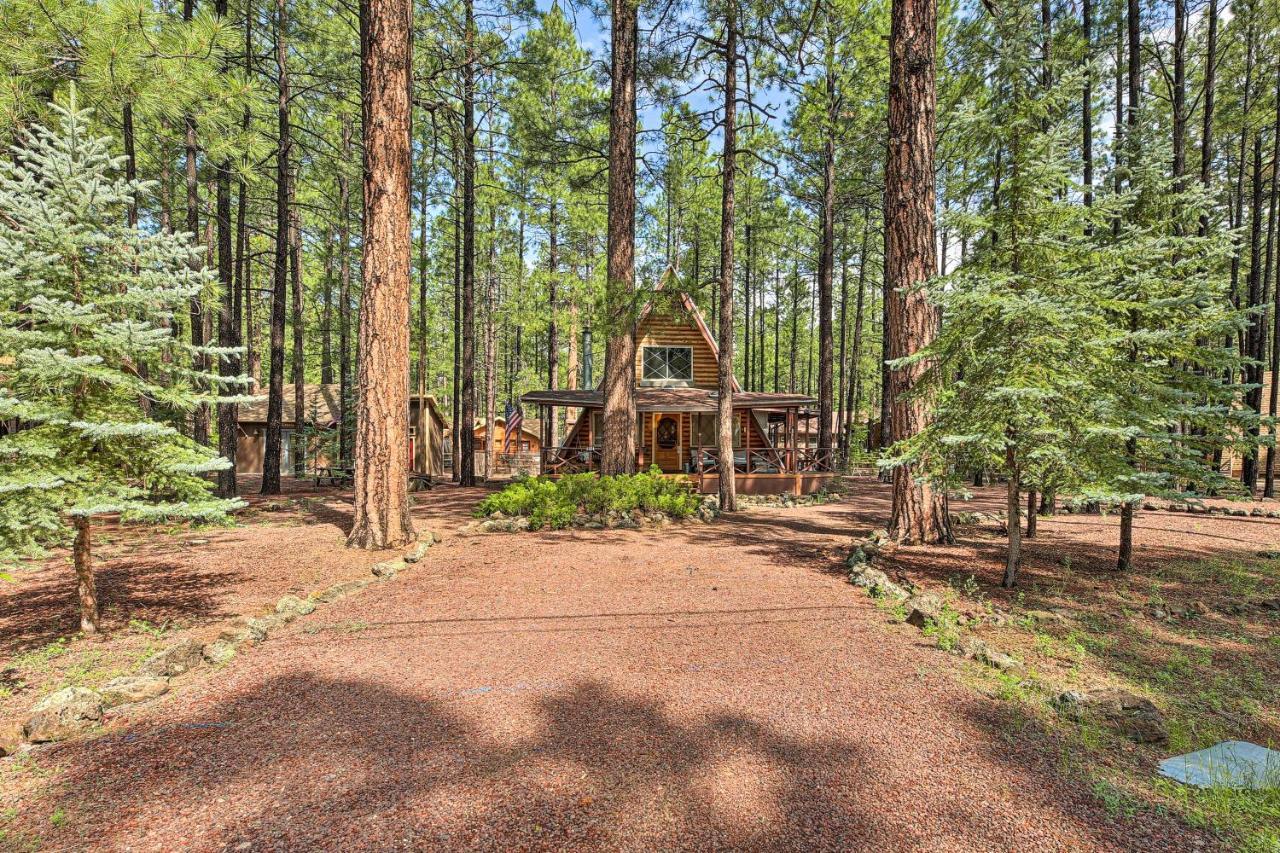 A-Frame Pinetop Lakeside Cabin Under The Pines! Villa Luaran gambar